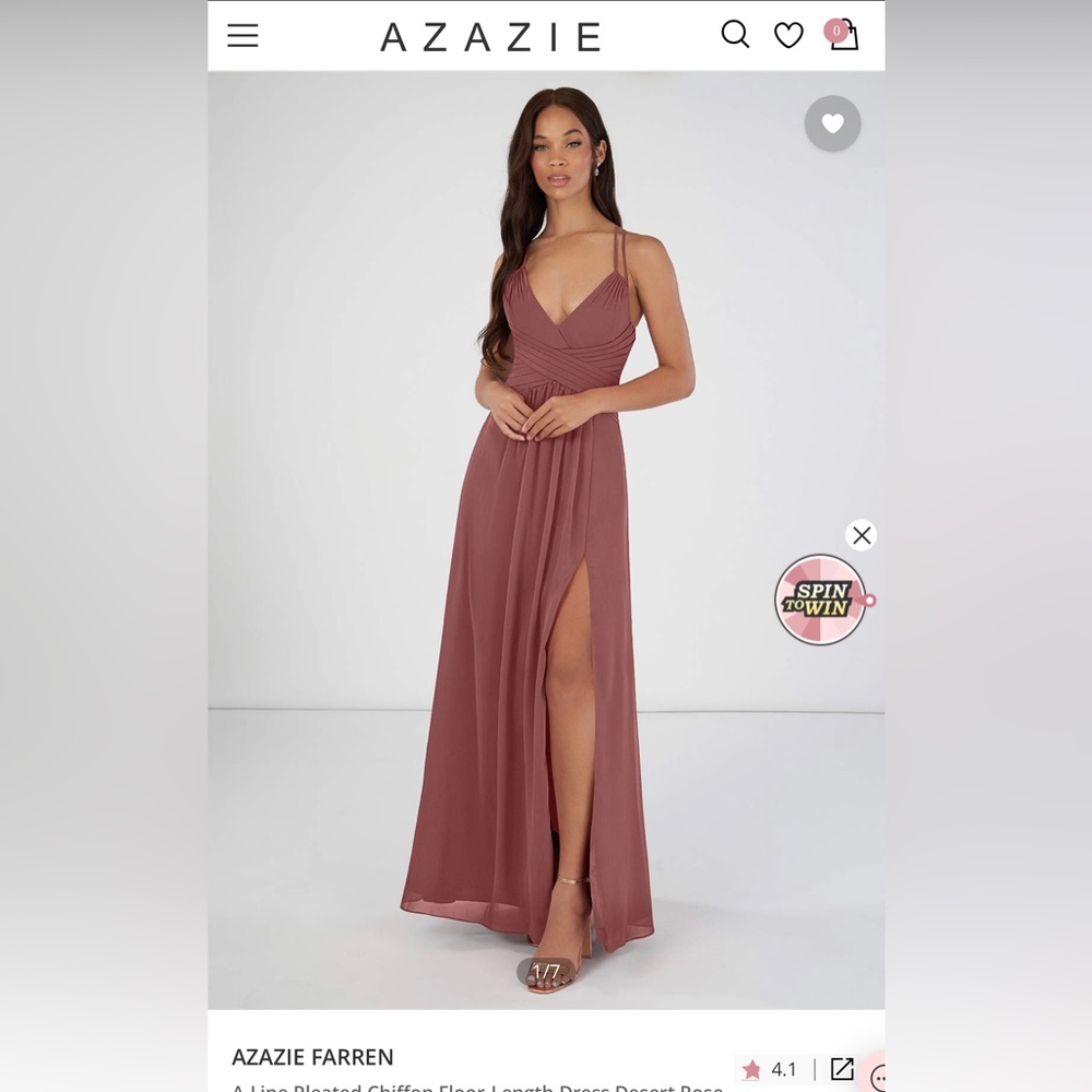 Brand new Azazie Farren dress color Amethyst